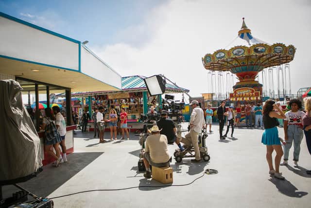 New Transformer Movie Bumblebee includes Santa Cruz Beach