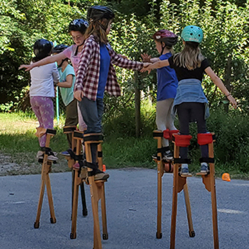 Kids on Stilts