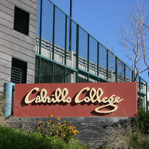 Cabrillo College Sign