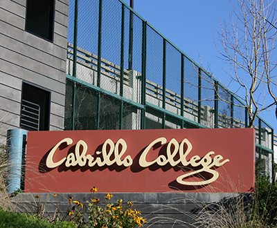 Cabrillo College Sign