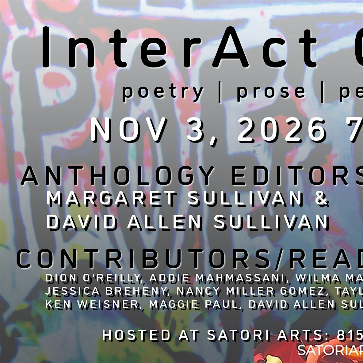 InterAct Open Mic with Readings from Magpie On the Gallows Contributors