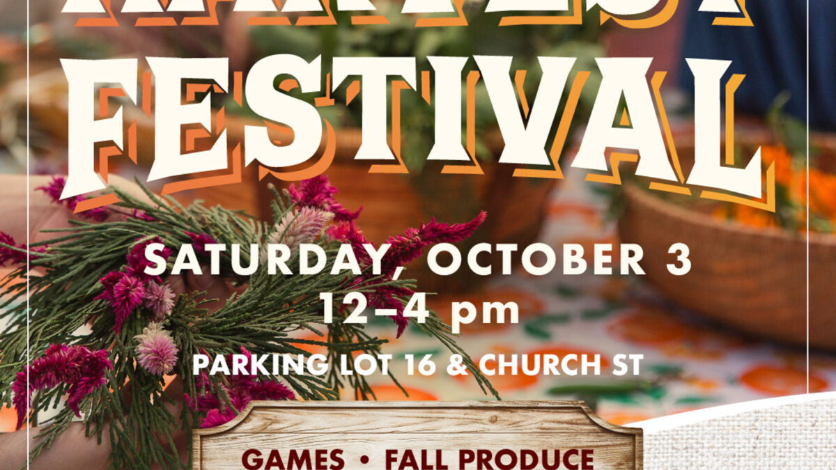 Downtown Santa Cruz Harvest Festival, October 3, 2026, noon–4 p.m.
